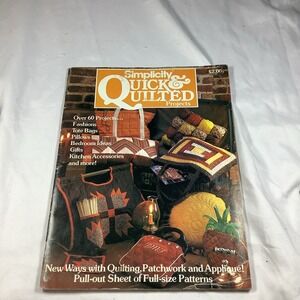 1981 Quilted Projects & Fashions: Tote Bags, Pillows